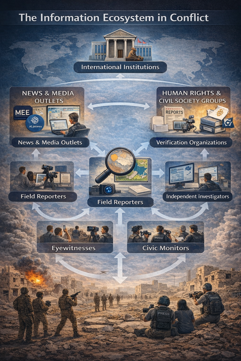 The Information Ecosystem in Conflict