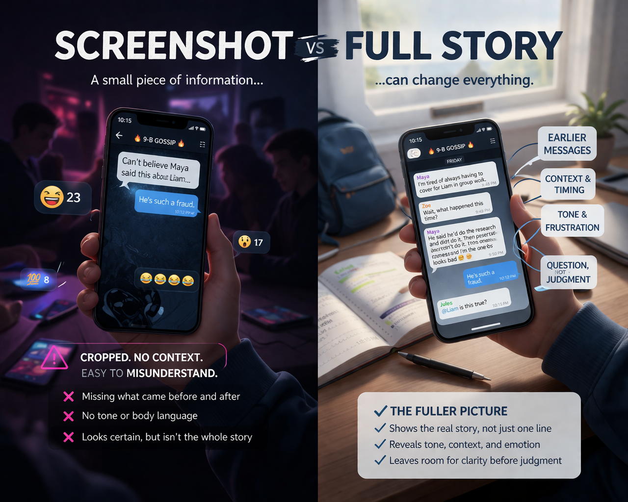 Small piece of information can change everything graphic